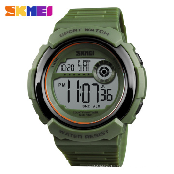 Skmei 1367 fashion cheap in bulk alarm chronograph wristwatch waterproof black digital sport watch